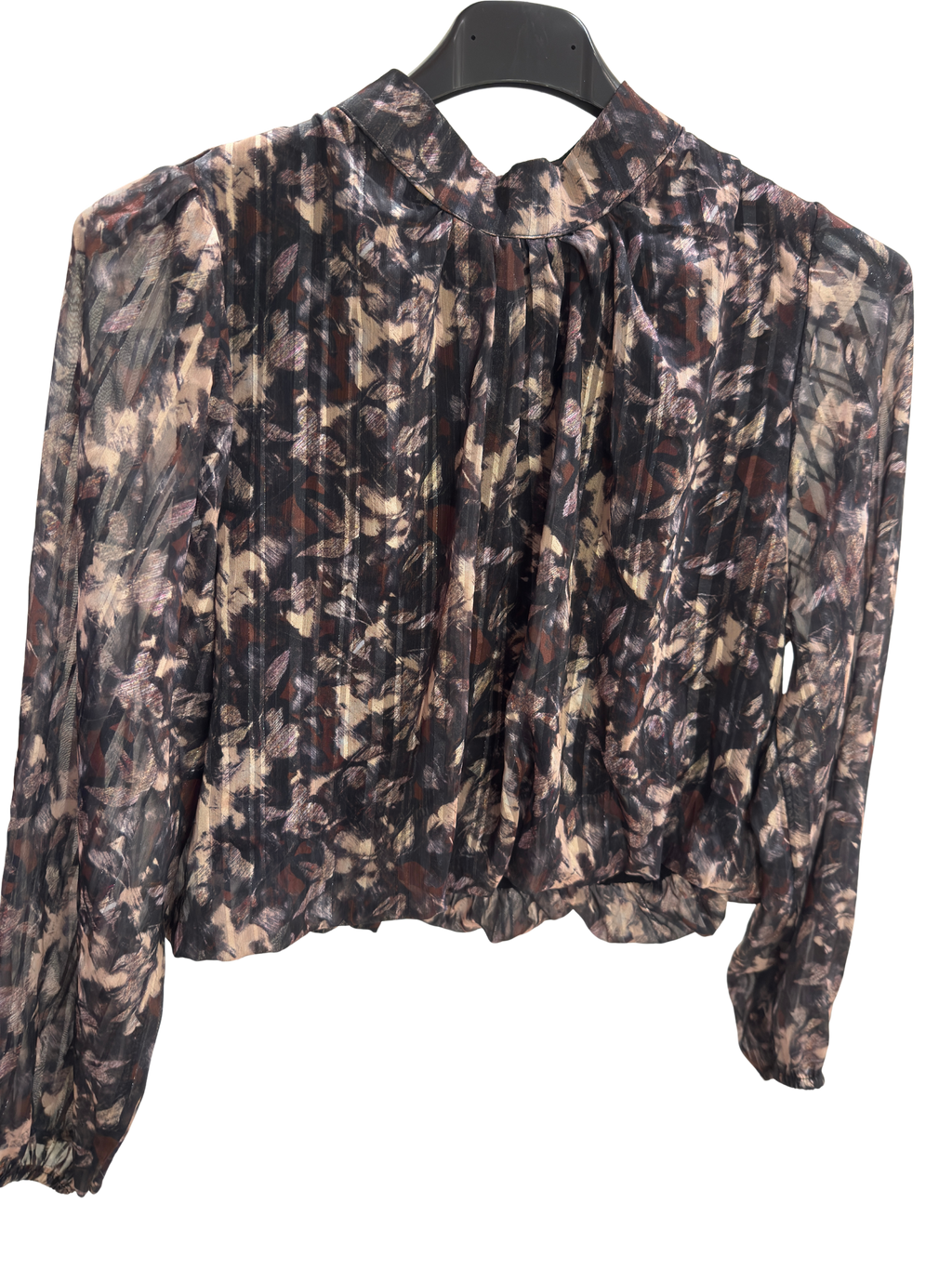 Blusa Fluída Estampada- Tons Outonais