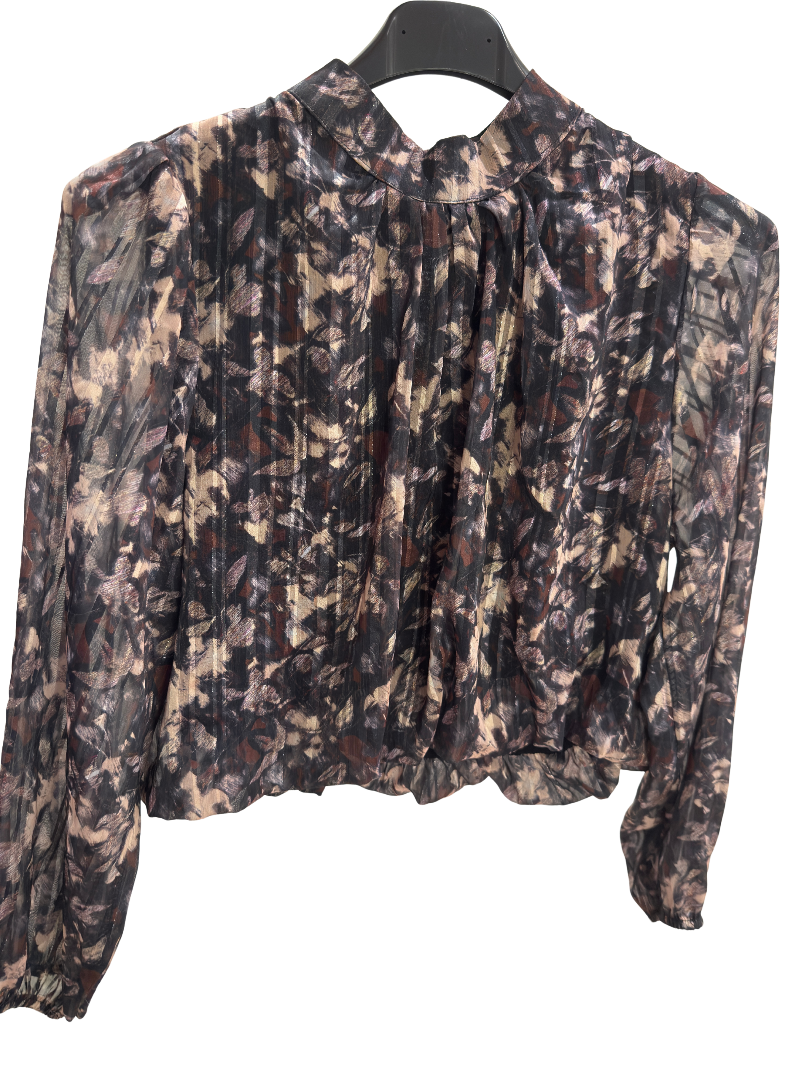 Blusa Fluída Estampada- Tons Outonais