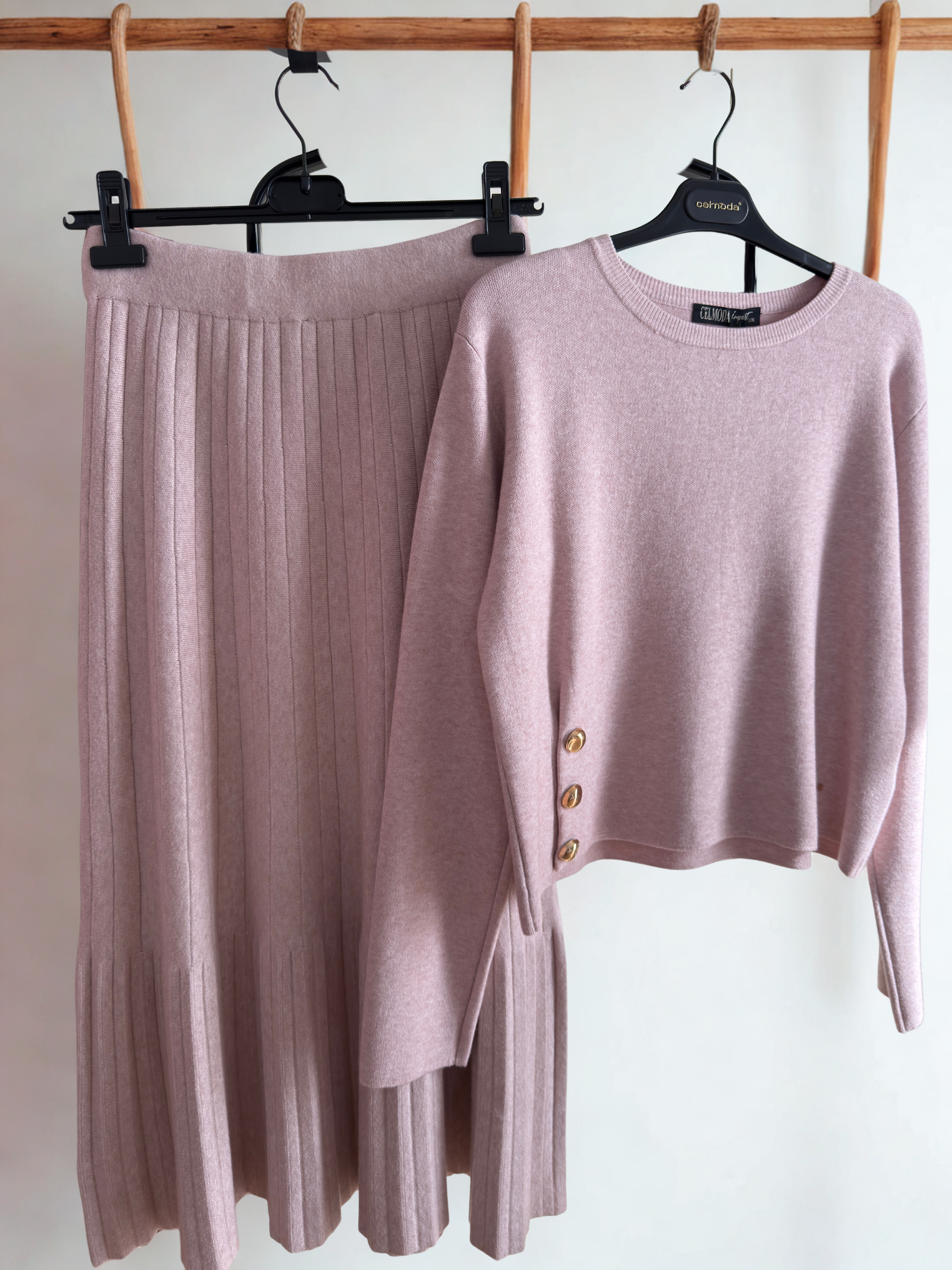 Conjunto Malha Rosa- Peças Vendidas em Separado