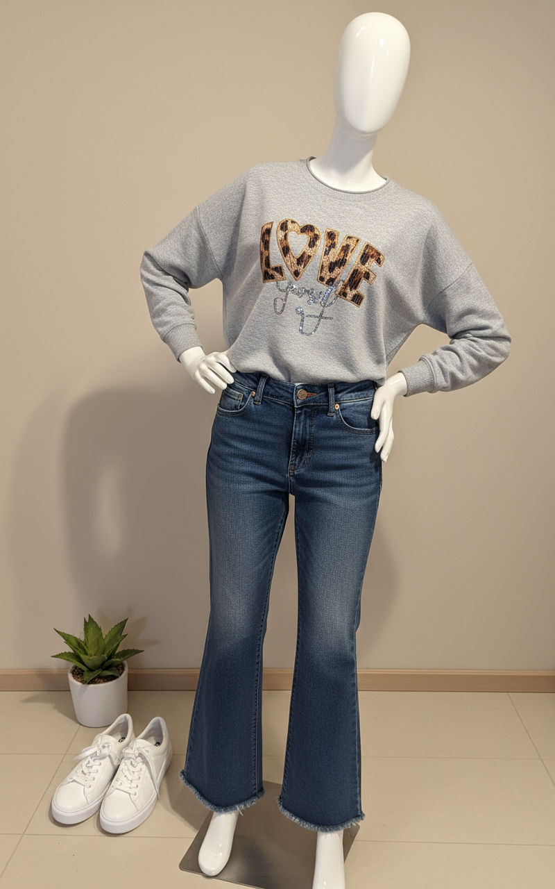 Calças Jeans wide leg