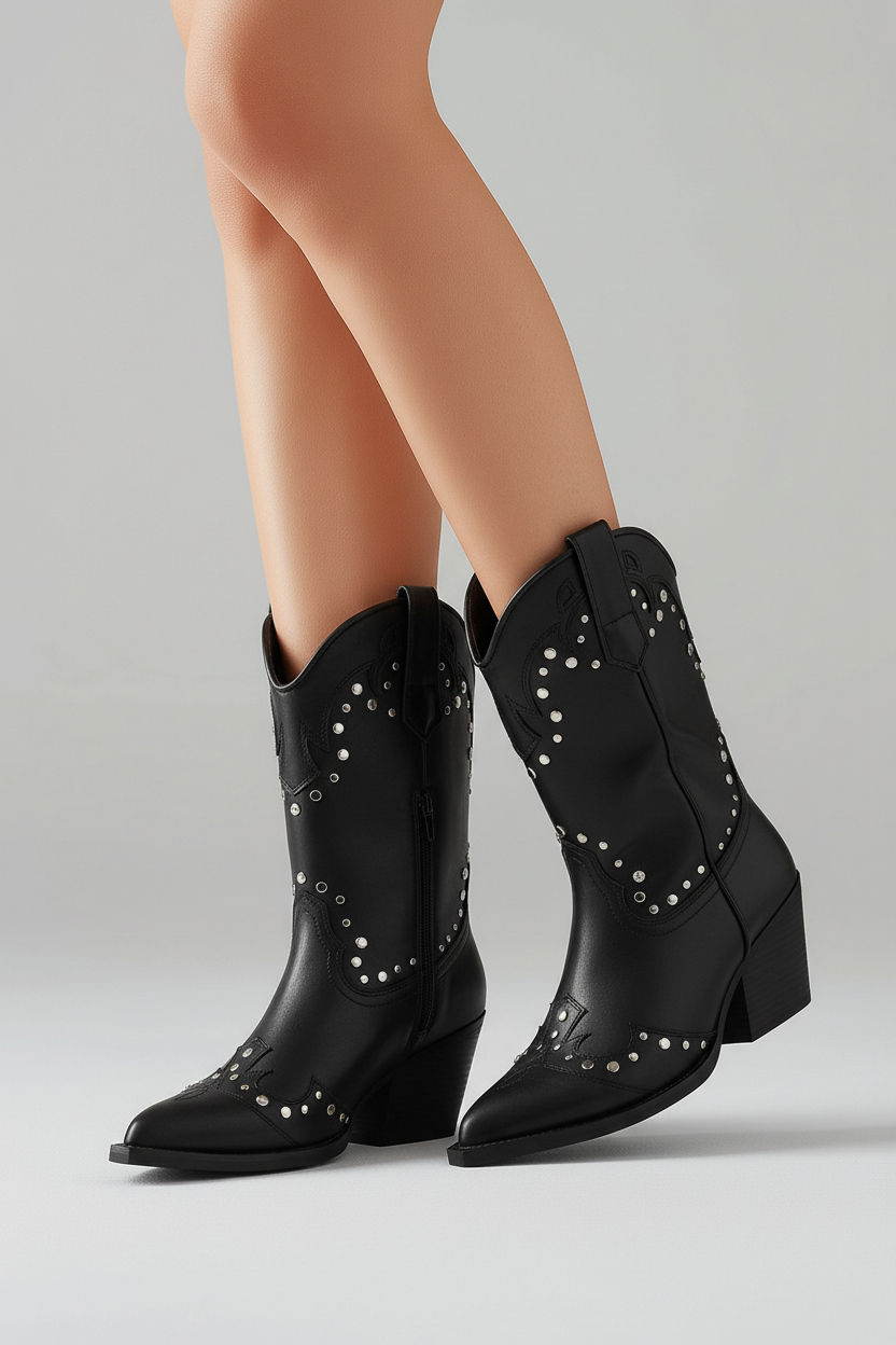 Look Completo Casual Chic – 3 Peças (Bota + Camisola + Calça)