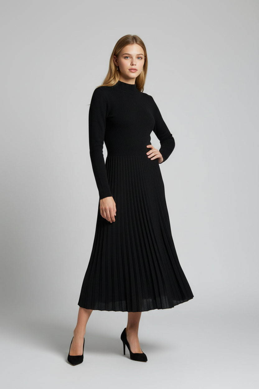 Vestido de Malha  — Elegante & Confortável