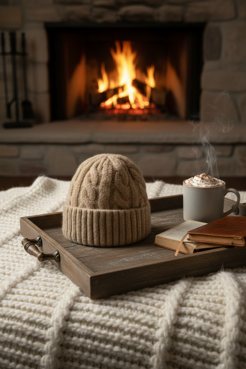 Gorro Pérola Toque Caxemira