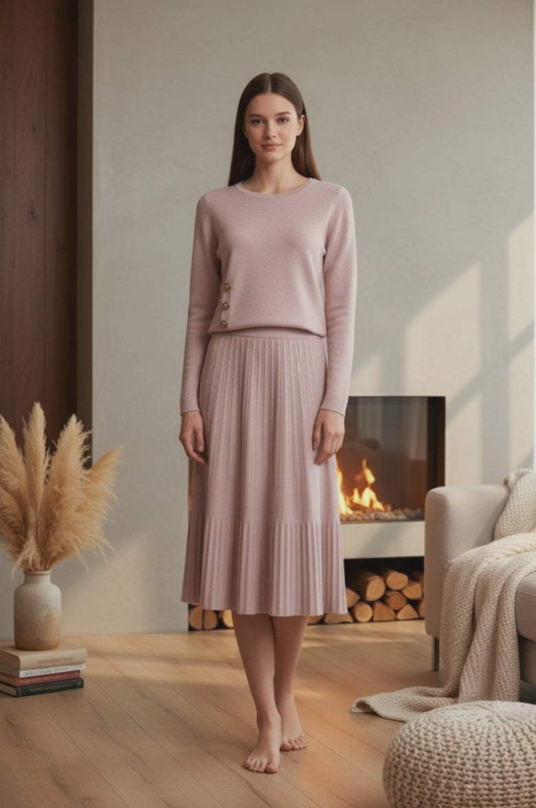 Conjunto Malha Rosa- Peças Vendidas em Separado