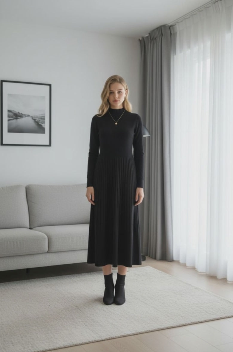 Vestido de Malha  — Elegante & Confortável